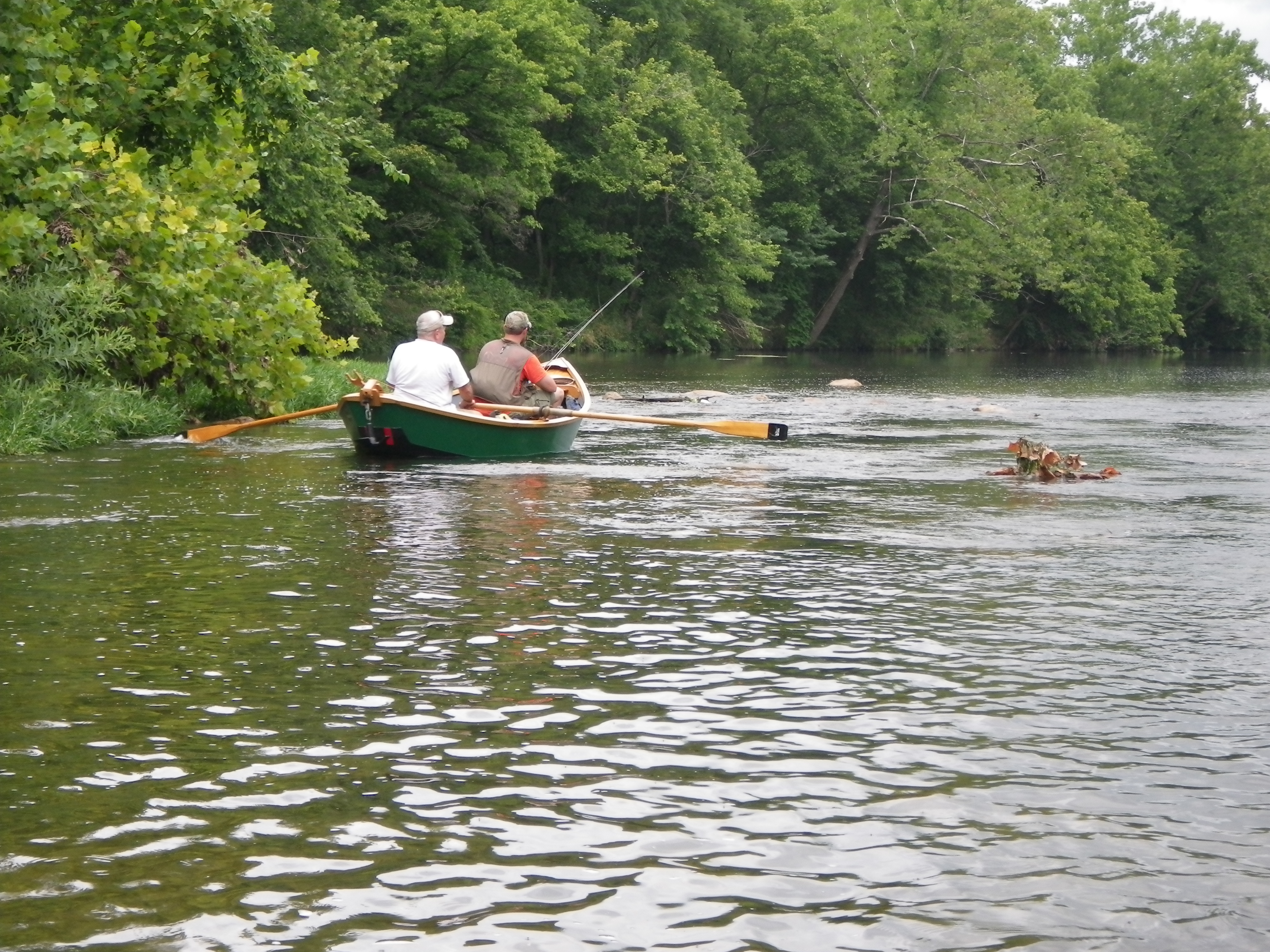 Shenandory | PooPaw's Wooden Dory from the Shenandoah River